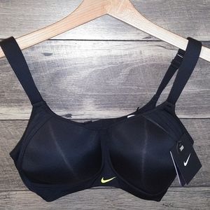 Nike Dri Fit 360° Support Black Sports Bra 38D
